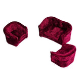 Max Dolls House Miniature Furniture 1/20 Double Sofa Couch for Hot Toys Red