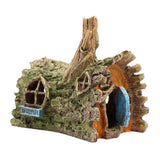 Max Aquarium Tree House Decor Fish Tank Decorations Reptiles Hiding Cave