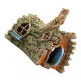 Max Aquarium Tree House Decor Fish Tank Decorations Reptiles Hiding Cave