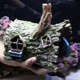 Max Aquarium Tree House Decor Fish Tank Decorations Reptiles Hiding Cave