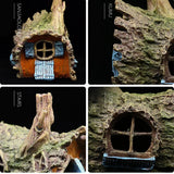 Max Aquarium Tree House Decor Fish Tank Decorations Reptiles Hiding Cave
