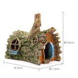 Max Aquarium Tree House Decor Fish Tank Decorations Reptiles Hiding Cave