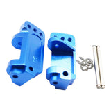 Maxbell Aluminum Caster Blocks (L/R) for TRXXAS SLASH 2WD 1/10 Short Truck Deep-blue