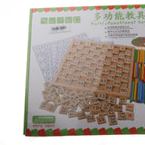 Maxbell 1-100 Consecutive Wooden Counting Sticks Toy Chinese Characters Domino Baby