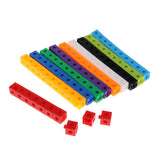 Maxbell 100x Early Education Baby Gifts Learning Resources Math Link Cubes Math