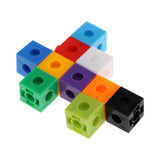 Maxbell 100x Early Education Baby Gifts Learning Resources Math Link Cubes Math