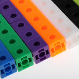 Maxbell 100x Early Education Baby Gifts Learning Resources Math Link Cubes Math