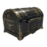 Maxbell Kids Pirate Treasure Chest Toy Box Party Favors Props Antique Bronze Empty