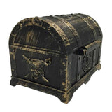 Maxbell Kids Pirate Treasure Chest Toy Box Party Favors Props Antique Bronze Empty