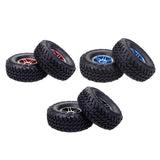 Maxbell 2pcs Rubber Wheel Tire Tyres for 1:10 Scale Model RC Car Upgrade Parts Black