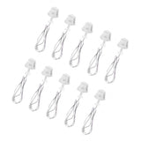 Maxbell 10pcs 1:25 Miniature Golden Lamp Table Lighting Dollhouse Decoration  23mm