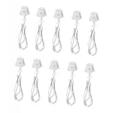Maxbell 10pcs 1:25 Miniature Golden Lamp Table Lighting Dollhouse Decoration  23mm