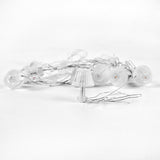 Maxbell 10pcs 1:25 Miniature Golden Lamp Table Lighting Dollhouse Decoration  23mm