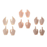 Max 4pcs 1/6 Scale Hand Models for Hot Toys 12inch Female Figures Body Accessory
