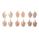 Max 4pcs 1/6 Scale Hand Models for Hot Toys 12inch Female Figures Body Accessory