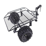 Max 1:10 Heavy Duty Truck Trailer for D90 SCX10 TRX-4 RC Crawler Truck Accessory