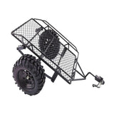 Max 1:10 Heavy Duty Truck Trailer for D90 SCX10 TRX-4 RC Crawler Truck Accessory