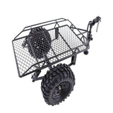 Max 1:10 Heavy Duty Truck Trailer for D90 SCX10 TRX-4 RC Crawler Truck Accessory