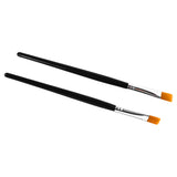 Maxbell 2X Pro Flat Tip Nylon Hair Oil Paint Brush for Artists Painter Beginner No.6