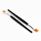 Maxbell 2X Pro Flat Tip Nylon Hair Oil Paint Brush for Artists Painter Beginner No.6