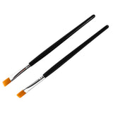 Maxbell 2X Pro Flat Tip Nylon Hair Oil Paint Brush for Artists Painter Beginner No.4