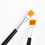 Maxbell 2X Pro Flat Tip Nylon Hair Oil Paint Brush for Artists Painter Beginner No.4