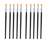 Maxbell 5X Pro Flat Tip Nylon Hair Oil Paint Brush for Artists Painter Beginner No.3