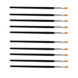 Maxbell 5X Pro Flat Tip Nylon Hair Oil Paint Brush for Artists Painter Beginner No.3