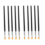 Maxbell 5X Pro Flat Tip Nylon Hair Oil Paint Brush for Artists Painter Beginner No.3