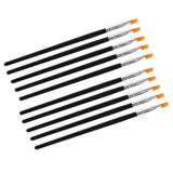 Maxbell 5X Pro Flat Tip Nylon Hair Oil Paint Brush for Artists Painter Beginner No.3