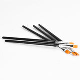 Maxbell 5X Pro Flat Tip Nylon Hair Oil Paint Brush for Artists Painter Beginner No.2