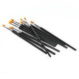 Maxbell 10X Pro Flat Tip Nylon Hair Oil Paint Brush for Artists Painters Beginners