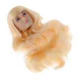 Max Maxb 1/6 Scale Female Figure Head Sculpt Moving Eye Beauty Charming Wheat Color