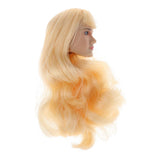 Max Maxb 1/6 Scale Female Figure Head Sculpt Moving Eye Beauty Charming Wheat Color