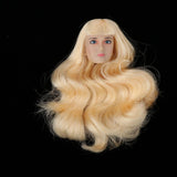 Max Maxb 1/6 Scale Female Figure Head Sculpt Moving Eye Beauty Charming Wheat Color