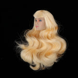 Max Maxb 1/6 Scale Female Figure Head Sculpt Moving Eye Beauty Charming Wheat Color