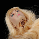 Max Maxb 1/6 Scale Female Figure Head Sculpt Moving Eye Beauty Charming Wheat Color