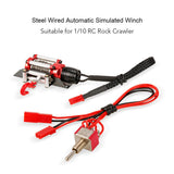Maxbell Metal Winch System with Wireless Remote Control Receiver for 1/10 RC Crawler
