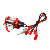 Maxbell Aluminum Wired Automatic Winch for 1/10 RC Crawler Car Axial SCX10