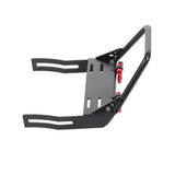 Maxbell Steel Front Bumper Trapezoid Bull Bar with Shackles Set for 1/10 Axial SCX10