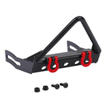 Maxbell Metal Front Bumper Triangle Bull Bar W/ Shackles for 1/10 RC4WD Axial SCX10