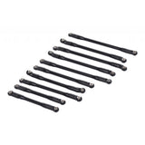 Maxbell 10 Pieces Aluminum Linkage Rod Link Set for Axial SCX10II 90046 RC Crawler