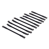 Maxbell 10 Pieces Aluminum Linkage Rod Link Set for Axial SCX10II 90046 RC Crawler