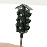 Maxbell 1pc 1:100 Building Traffic Light Miniature Street Sand Table Accessory 8#