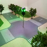 Maxbell 1pc 1:100 Building Traffic Light Miniature Street Sand Table Accessory 8#