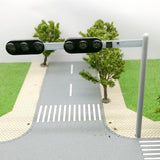 Maxbell 1pc DIY Building Model Traffic Light Sand Table Accessories 1:150