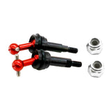 Max 2pcs Metal Drive Joint Shaft for 1/28 WLtoys K969 K989 P929 RC Car Red