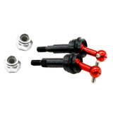 Max 2pcs Metal Drive Joint Shaft for 1/28 WLtoys K969 K989 P929 RC Car Red