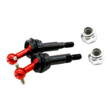 Max 2pcs Metal Drive Joint Shaft for 1/28 WLtoys K969 K989 P929 RC Car Red