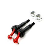 Max 2pcs Metal Drive Joint Shaft for 1/28 WLtoys K969 K989 P929 RC Car Red